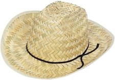 Premium Brown Synthetic Child Cowboy Hat - One Size Fits Most 1 Pc 