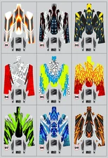 RC Body Wrap Kit for Losi 1/24 Micro-B - MicroB Micro B - RC Sticker Decal