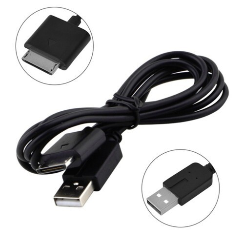 New SONY PSP GO USB Charging 1 Metre Cable Lead Charger Kit - Black