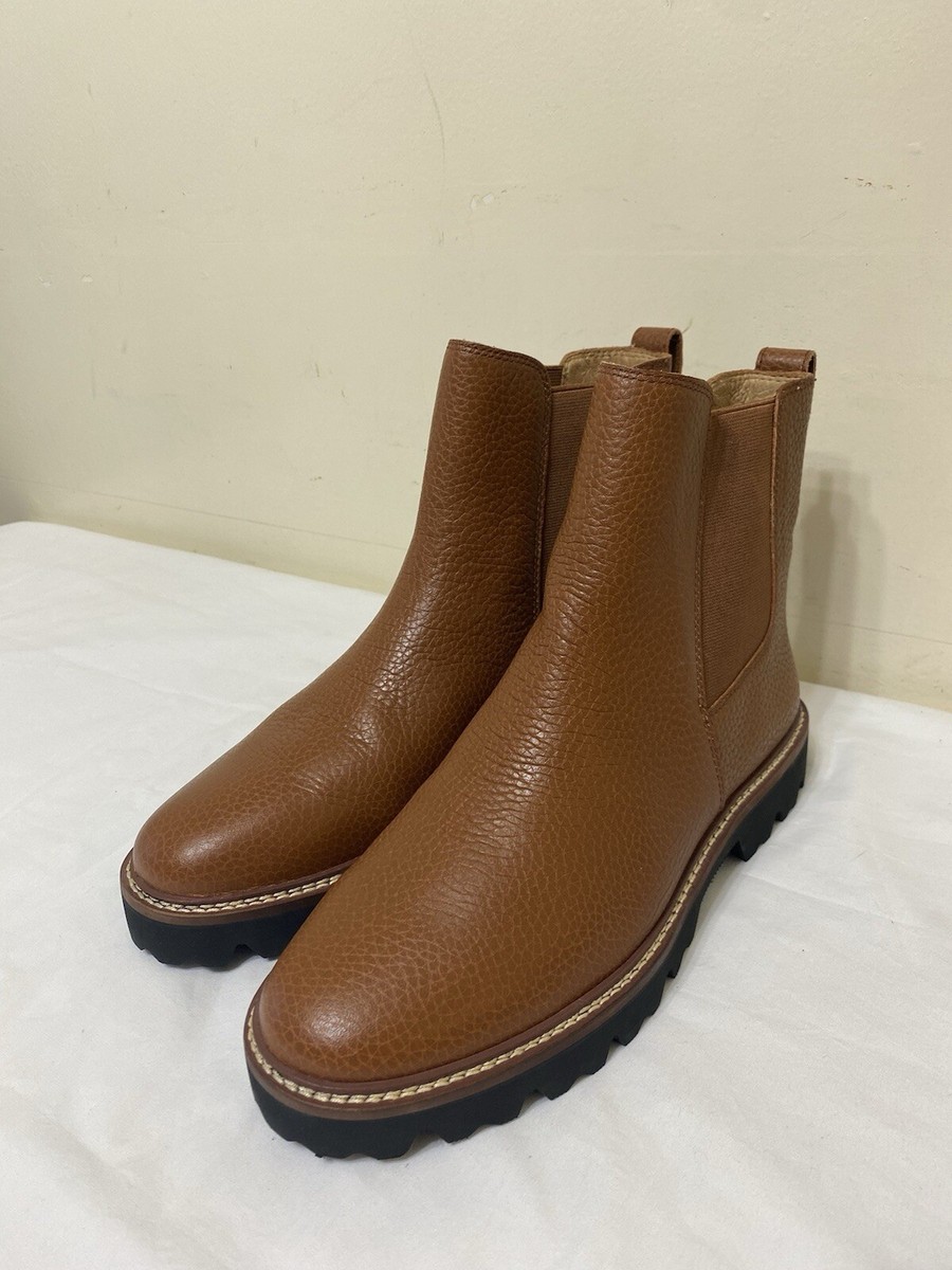 MADEWELL Side Gore Lugsole CHELSEA BOOTS English Saddle NA852