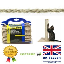 Natural Sisal Rope  - Decking Garden Cat Scratching Posts
