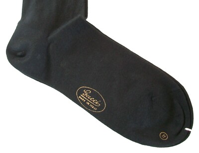 gucci dress socks - Men's Black Cashmere & Silk - Size 11 - Italy For Men. GUCCI - Men's Black Cashmere