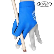 KAMUI Billiard Pool Cue GLOVE - QuickDry - For Left or Right Hand - Blue