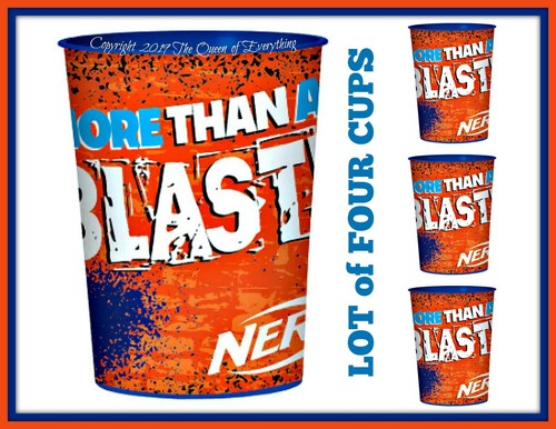 Designware 16oz Party Cups ❤️ Lot of Four ❤️ Plastic Favor Stadium Keepsake Cup - Picture 115 of 207