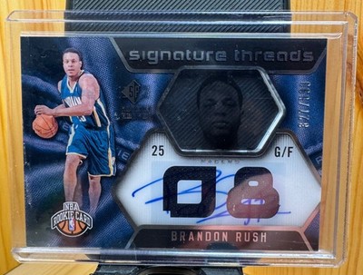 Brandon Rush - Indiana Pacers - 2008-09 - SP Rookie Threads Auto Jersey 327/399