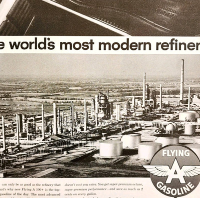 1960 Flying A Gasoline & Oil Company Advertisement Tidewater Tydol Co DWII27