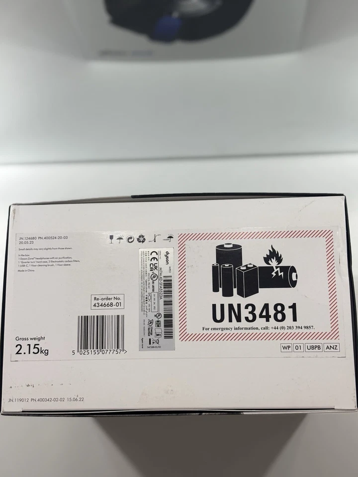 Dyson Zone Air Purifying Noise Cancelling Wireless Ear Headphones ✅FREE SHIPPING - Image 3 of 4
