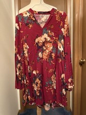 Boutique Long Sleeve Floral Dress Size Small
