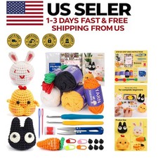 Beginner's Crochet Kit - Step-by-Step Video Tutorials for Animal Creations