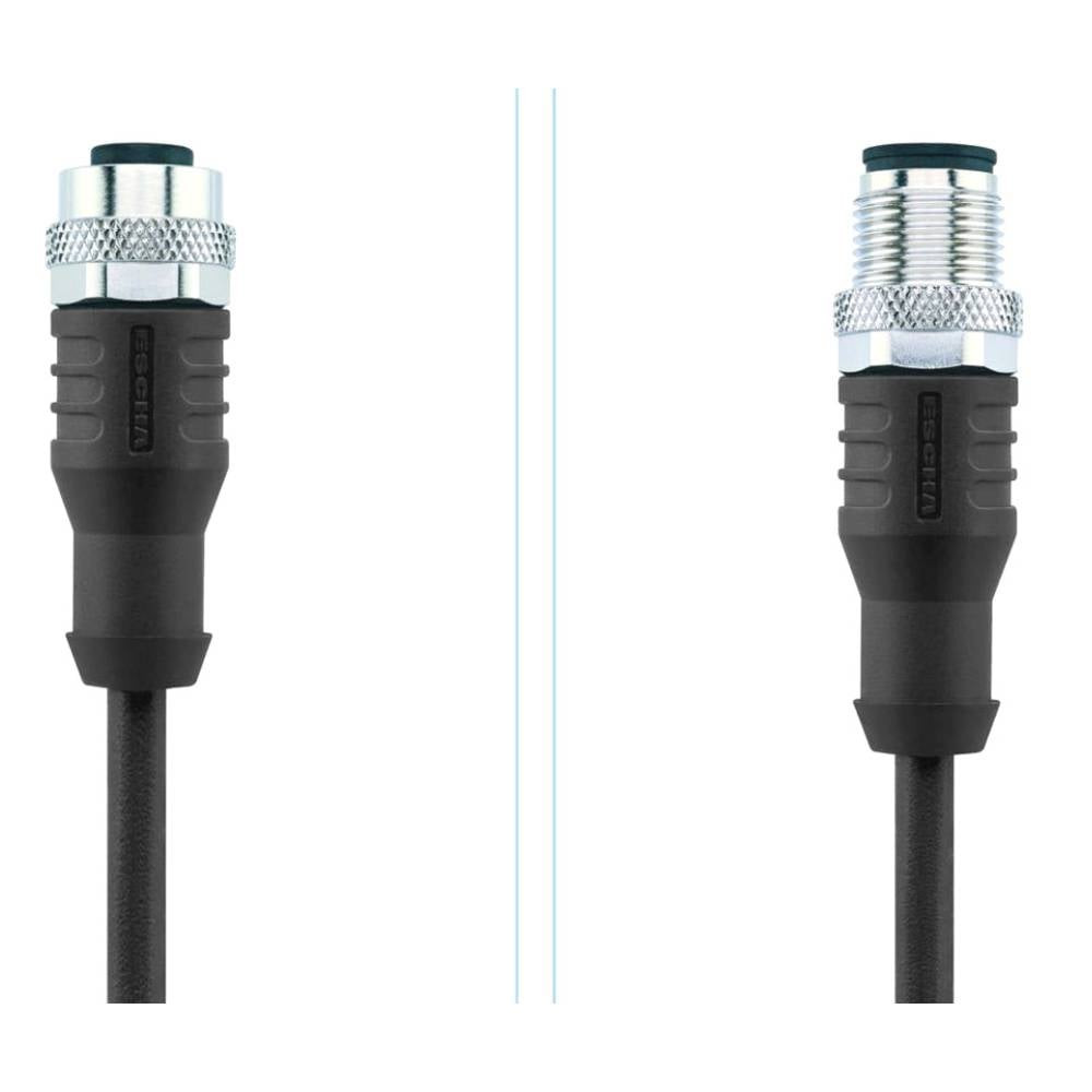 Датчик Escha 8046283-/Aktor-Steckverbinder, konfektioniert M12 Stecker, gerade,