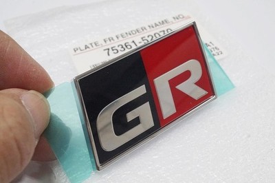 ビンテージ　アルミプレート　ヒヨコマーク 7536152070 Genuine Toyota PLATE FR FENDER 75361-52070 OEM for sale