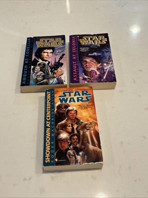 VTG Star Wars Corellian Trilogy 1-3 Roger MacBride Allen PB Set 1st Print Book 3