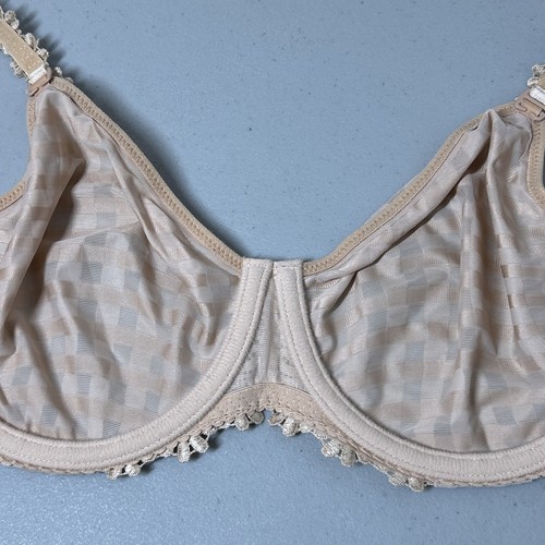 Reggiseno Marie Jo Avero non imbottito con ferretto taglia (32E UK) floreale caffè latte beige - Foto 14 di 16