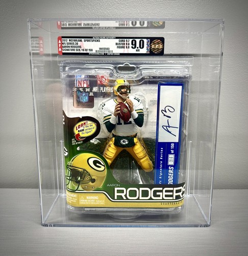 AFA GRADED 9.0! S. 30 NFL Aaron Rodgers McFarlane Sportspicks 16/150 ...
