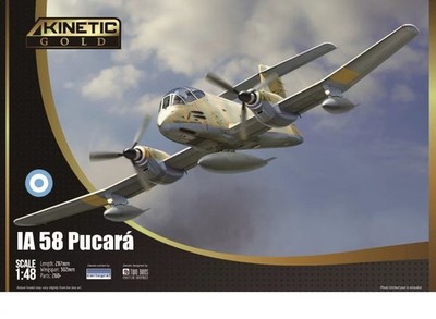 Kinetic Gold 48078 Maßstab 1:48 IA 58 Pucará