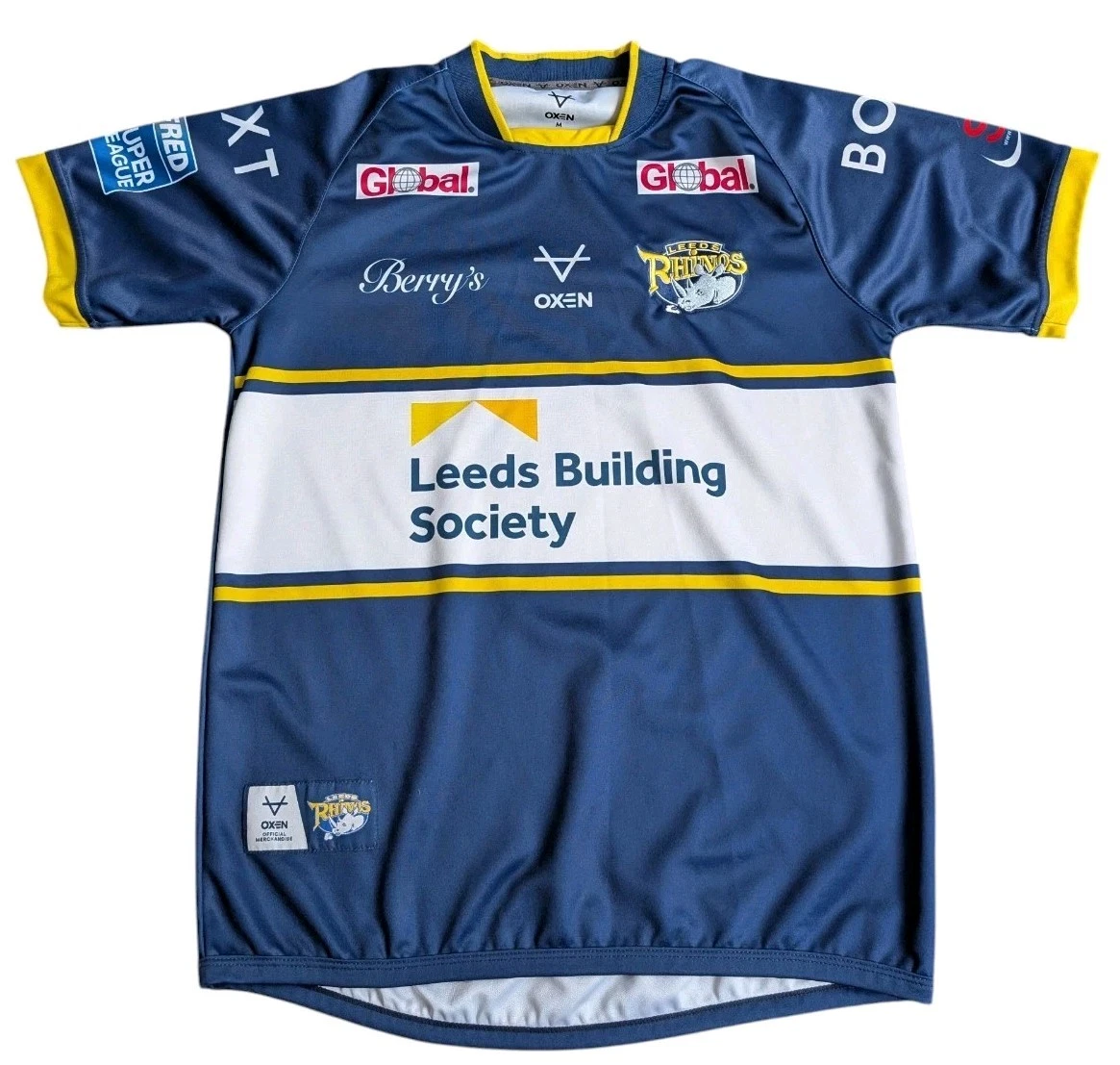 Maillot Manches Longues Leeds Rhinos Isc – Taille M – Gris – Super League