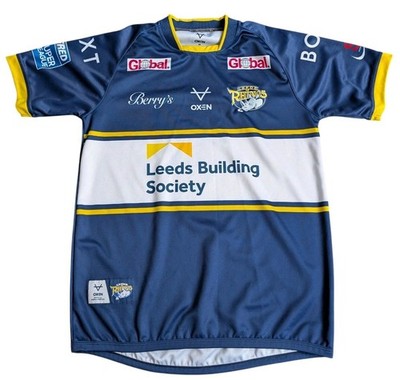 Leeds Rhinos Rugby Super League Heimtrikot 2023 Ochsen Medium kostenloser Versand 
