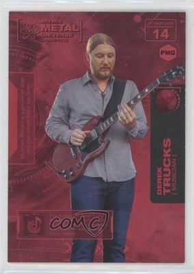 2021 Skybox Metal Universe Champions PMG Red 36/150 Derek Trucks #14 z4k