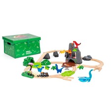 BRIO World – 36104 Dinosaurier Deluxe Set | 45-teiliges Zugset für Kinder