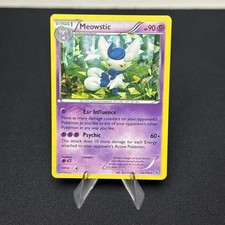 NM FRESH! Meowstic 43/106 Cracked Ice Holo XY Flashfire Pokemon Card HIGH GRADE