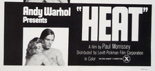 Andy Warhol's HEAT (1972) 27x41 - Il titolo finale della "trilogia di Paul Morrissey"