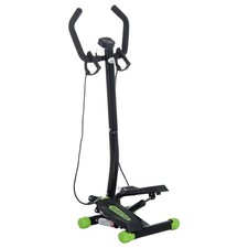 HOMCOM Stepper Step Machine con Fasce di Resistenza Fitness Esercizio Allenamento