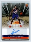 Khaman Maluach Rookie Auto 2025 Topps Chrome Refractor Phoenix Suns NBA #TAIR-KM