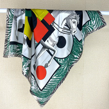 100 Twill Silk Scarf Bandanna horse Print Square Shawl Wrap 88X88cm new