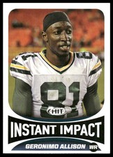 Geronimo Allison Rookie 2017 SAGE HIT #132 Green Bay Packers