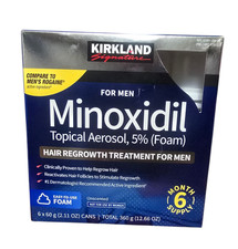Kirkland Minoxidil Foam 6 Month supply 5 Exp 02/27