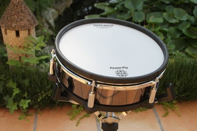 Roland V-Drums PD-128-BC: Dual-Zone E-Drum Pad 12 Zoll mit Positionserkennung