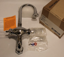 Chicago Faucets 225-ABCP - Wallmount Service Sink Faucet - Chrome