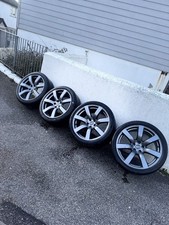 20" GENUINE NISSAN SKYLINE R35 GTR RAYS CBA ALLOY WHEELS & PIRELLI TYRES