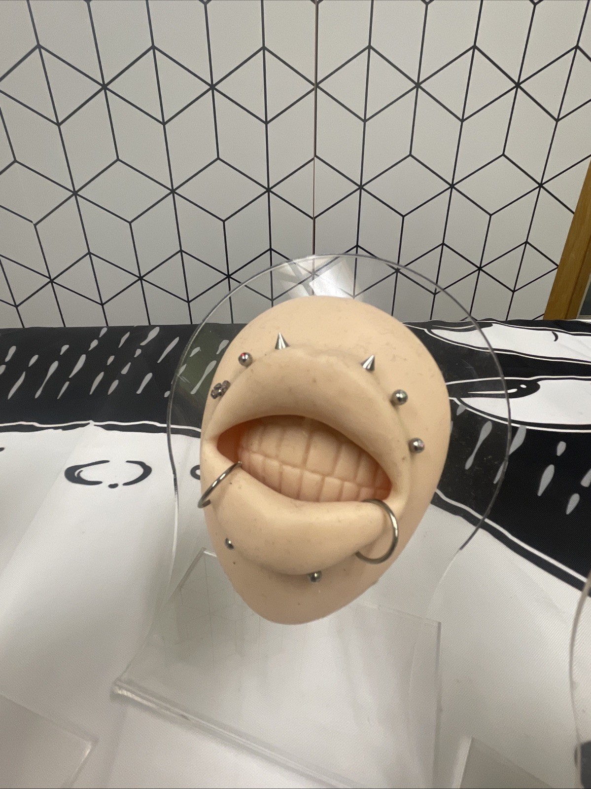 Body Piercing Practice Model Simulation Silicone … - image 6