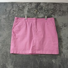 VINEYARD VINES SKIRT WOMENS 14 PINK STRETCH CARGO POCKET CASUAL SUMMER