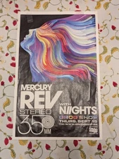 2022 Mercury Rev PROMO POSTER 11 x 17" Cleveland GROG SHOP Tour Music Band