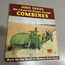 VTG John Deere No. 11-A 12-A Combine For 1940 Brochure A534-40-4