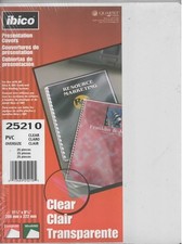 Ibico/GBC Presentation Covers-PVC Clear-25 pa...