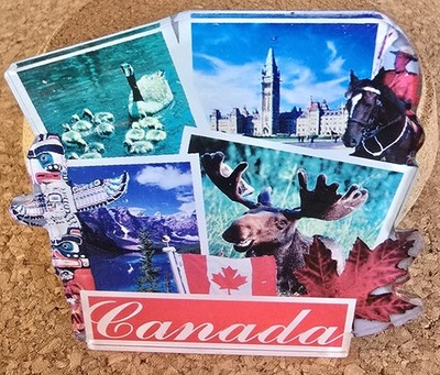 Canada (All Things Found In Canada) Fridge Magnet Good Condition Used