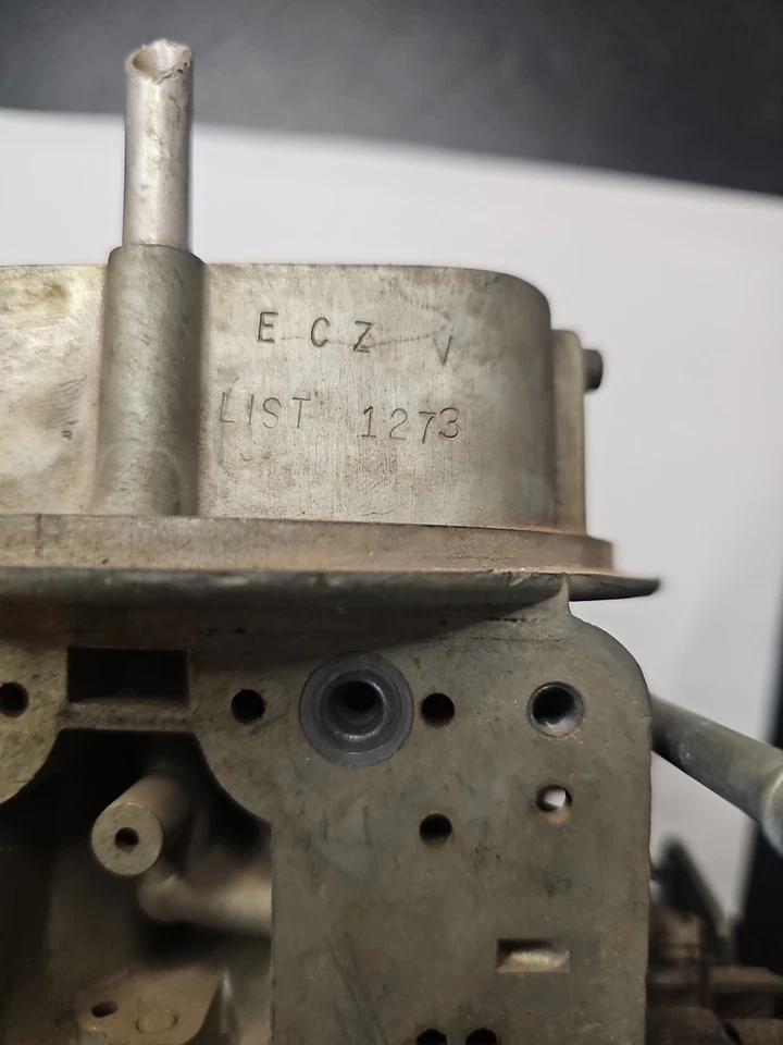 Ford Thunderbird 1957 original Holley 4 BBL carrocería principal ECZ ANUNCIO 312 Y piezas de bloque Foto 2 de 4