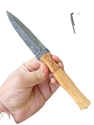 Best Handmade Fix Blade Double edge Dagger knife Boot Hunting Tactical Sports