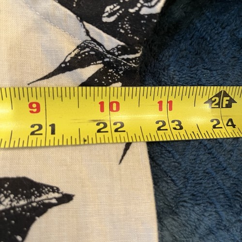SOUTH &Co Linen Blend Rio de Janeiro All Over Print Large Tropical Button SS - Picture 6 of 7