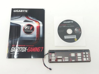 GIGABYTE GA-Z170X-Gaming 7 - SET Handbuch ATX IO Slotblende Treiber CD (#13580)