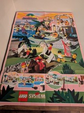 Vintage (1992) LEGO Town Large PARADISA Poster 17" x 23" - Rare!