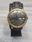1975 TIMEX Marlin Day Date 35mm Manual Wind Watch, New Band , Working