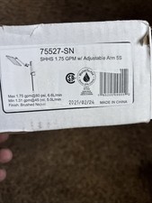 Delta 75527-SN Universal Showering 1.75 GPM Adjustable Arm, Brushed Nickel