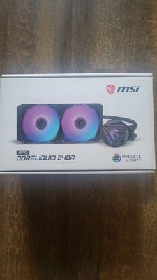 MSI MAG Core Liquid 240R Liquid CPU Cooler 240mm Radiator Dual PWM, ARG