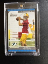 2005 Bowman Aaron Rodgers 1st Edition #112 card