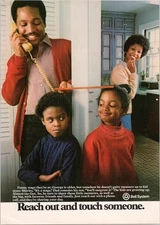 Bell System 1980 Vintage Print Ad Reach Out and Touch Someone Family