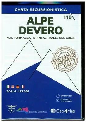 WK 110 Alpe Devero | Wanderkarte | Italienisch | (Land-)Karte | 2023 | Geo4Map